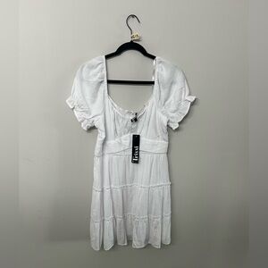 Women’s Trixxi White Tiered Dress Size XL NWT